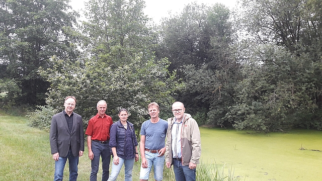 Urban Mangold, Walter Dankesreiter, Agnes Becker, Walter Fraunhofer und Paul Kastner