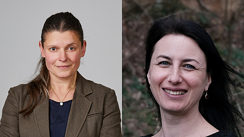 Europakandidatinnen Agnes Becker und Ronja Zöls-Biber